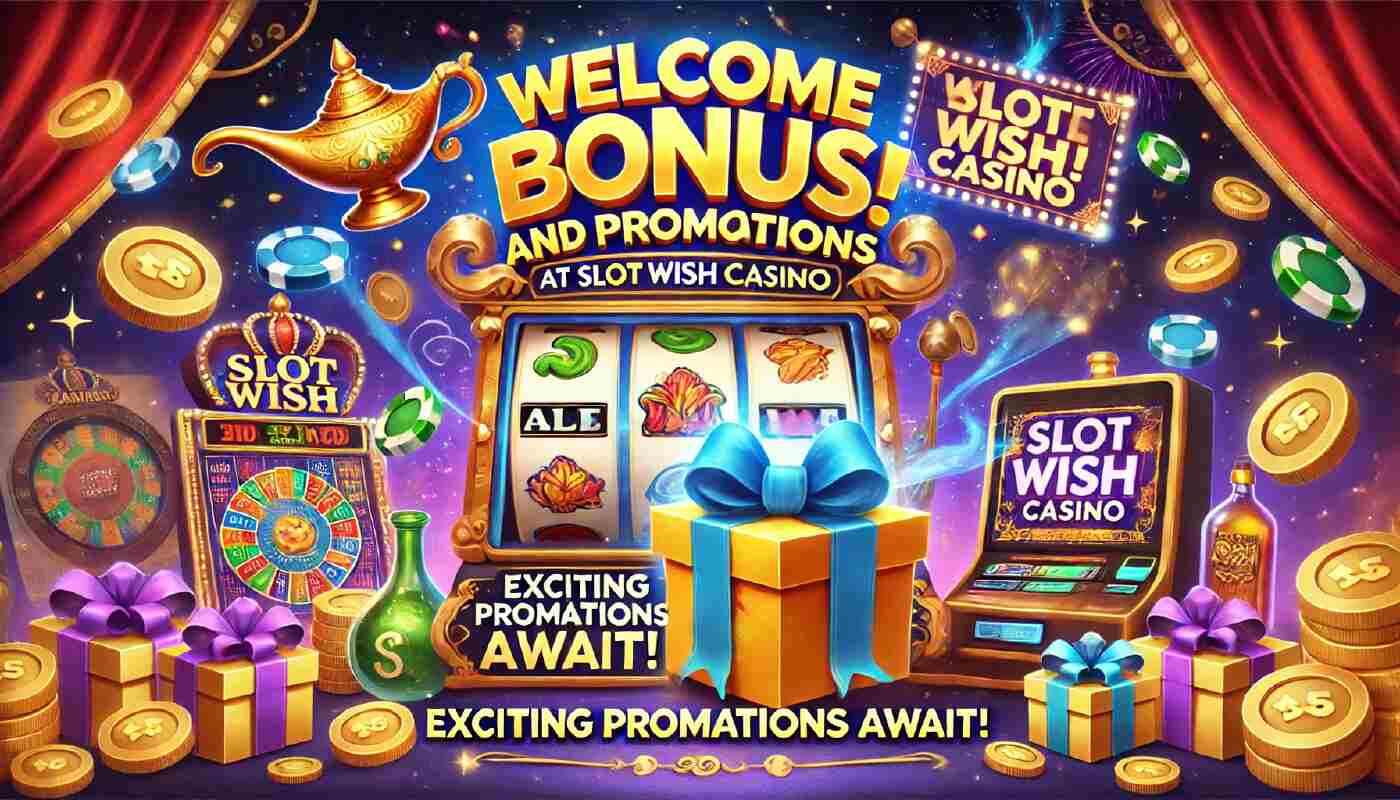 Beskrivning av samtliga välkomstbonusar och kampanjer hos Slot Wish Casino.