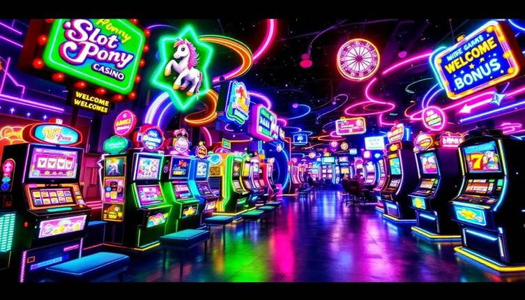 Beskrivning av Slot Pony Casino och dess funktioner.